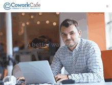 Tablet Screenshot of coworkcafe.com